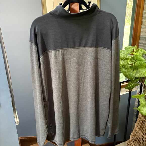 Men's Columbia Omni-Wick Grey 1/4 Zip Pullover Long Sleeve Shirt XXL - Picture 6 of 8